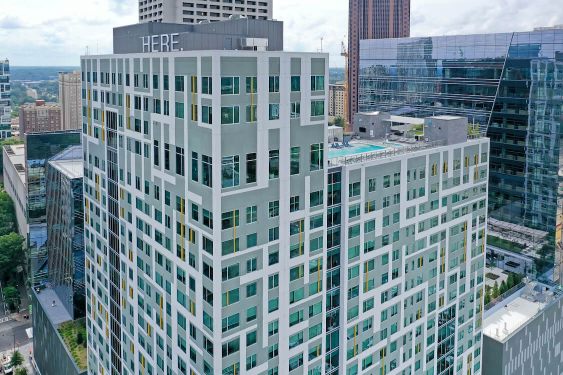 Aerial View of HERE Atlanta