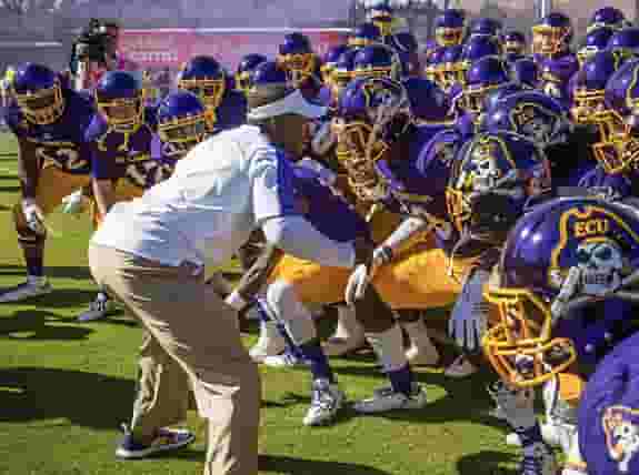 ECU Pirates football game