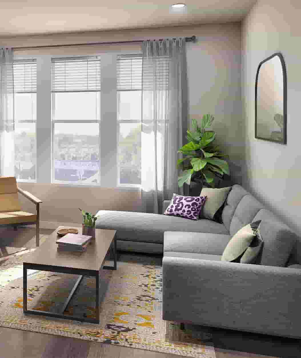 Interior of The Jolly Roger student apartment