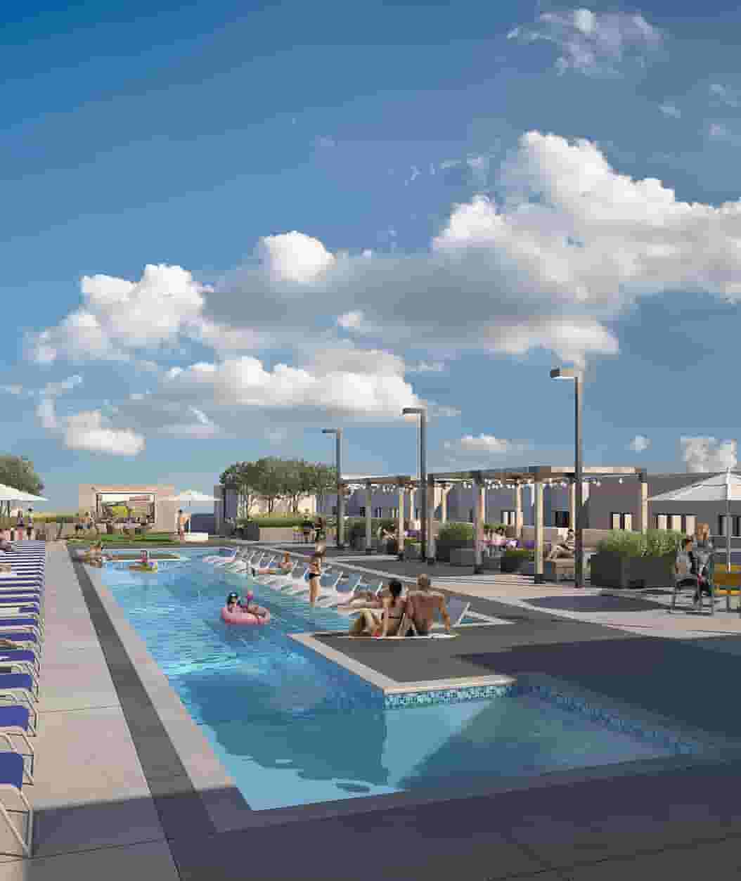 Rooftop Pool at The Jolly Roger