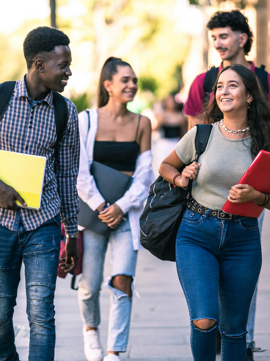 FAU Students Walking to Class